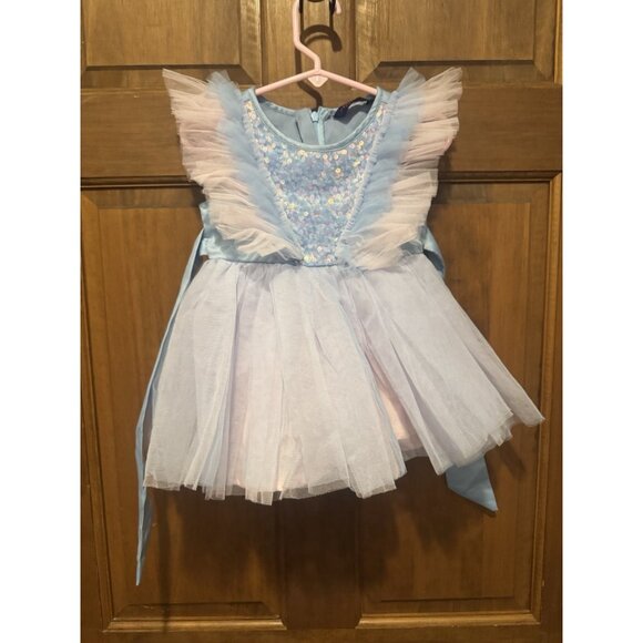 INF FRENDZ Iridescent Sequin Tutu Dress 6-12 Months 49cm - Picture 2 of 10